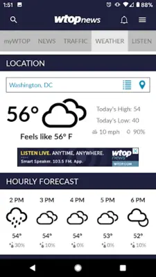 WTOP android App screenshot 0