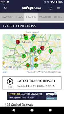 WTOP android App screenshot 3